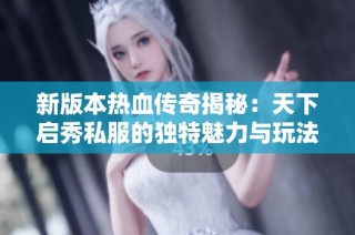 新版本热血传奇揭秘：天下启秀私服的独特魅力与玩法解析