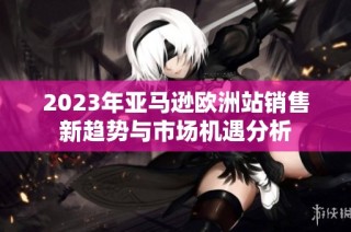 2023年亚马逊欧洲站销售新趋势与市场机遇分析