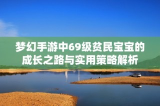 梦幻手游中69级贫民宝宝的成长之路与实用策略解析