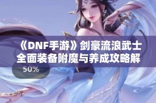 《DNF手游》剑豪流浪武士全面装备附魔与养成攻略解析