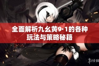 全面解析九幺黄9·1的各种玩法与策略秘籍