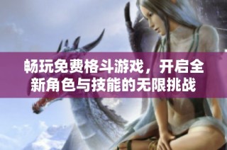 畅玩免费格斗游戏，开启全新角色与技能的无限挑战