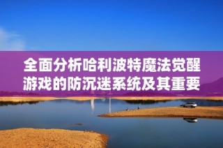 全面分析哈利波特魔法觉醒游戏的防沉迷系统及其重要性与影响