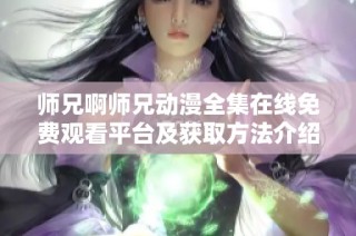 师兄啊师兄动漫全集在线免费观看平台及获取方法介绍