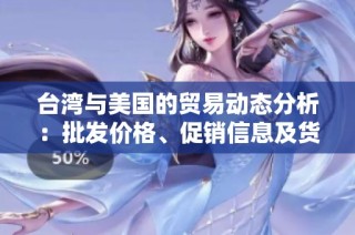 台湾与美国的贸易动态分析：批发价格、促销信息及货源产地探讨