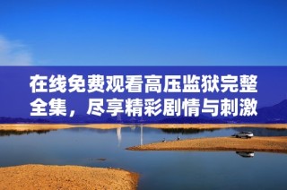 在线免费观看高压监狱完整全集，尽享精彩剧情与刺激体验