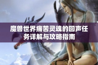 魔兽世界痛苦灵魂的回声任务详解与攻略指南
