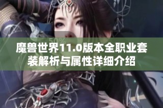 魔兽世界11.0版本全职业套装解析与属性详细介绍