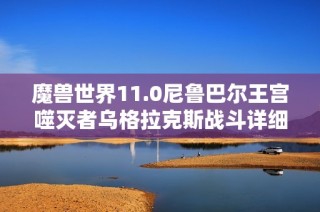 魔兽世界11.0尼鲁巴尔王宫噬灭者乌格拉克斯战斗详细攻略分享