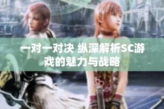一对一对决 纵深解析SC游戏的魅力与战略