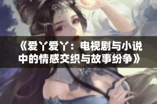 《爱丫爱丫：电视剧与小说中的情感交织与故事纷争》