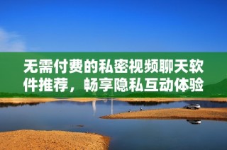 无需付费的私密视频聊天软件推荐，畅享隐私互动体验