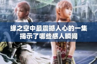 缘之空中最震撼人心的一集揭示了哪些感人瞬间
