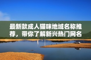 最新款成人猫咪地域名称推荐，带你了解新兴热门网名