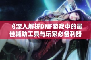 《深入解析DNF游戏中的最佳辅助工具与玩家必备利器》