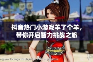 抖音热门小游戏羊了个羊，带你开启智力挑战之旅