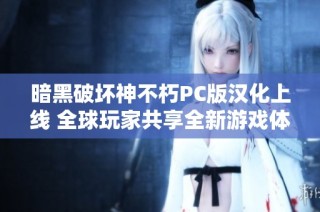暗黑破坏神不朽PC版汉化上线 全球玩家共享全新游戏体验
