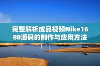 完整解析成品视频Nike1688源码的制作与应用方法