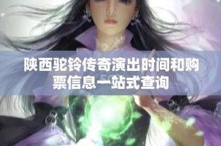 陕西驼铃传奇演出时间和购票信息一站式查询