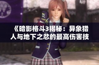 《暗影格斗3揭秘：异象猎人与地下之忿的最高伤害技巧》