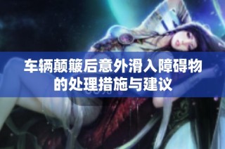 车辆颠簸后意外滑入障碍物的处理措施与建议