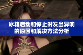 冰箱启动和停止时发出异响的原因和解决方法分析