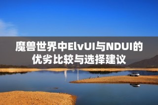 魔兽世界中ElvUI与NDUI的优劣比较与选择建议