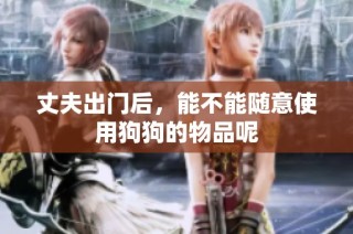 丈夫出门后，能不能随意使用狗狗的物品呢