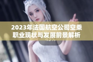2023年法国航空公司空乘职业现状与发展前景解析