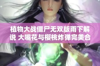 植物大战僵尸无双版雨下解说 大嘴花与樱桃炸弹完美合体展示炸裂伤害