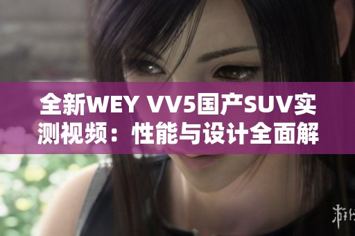全新WEY VV5国产SUV实测视频：性能与设计全面解析