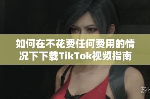 如何在不花费任何费用的情况下下载TikTok视频指南