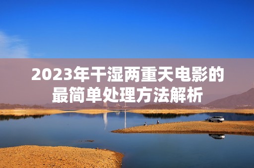 2023年干湿两重天电影的最简单处理方法解析