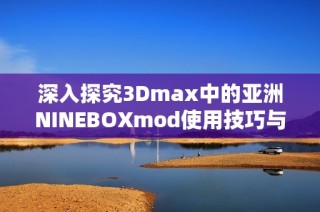 深入探究3Dmax中的亚洲NINEBOXmod使用技巧与应用实例