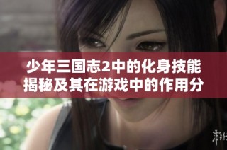 少年三国志2中的化身技能揭秘及其在游戏中的作用分析