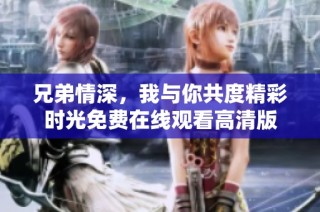 兄弟情深，我与你共度精彩时光免费在线观看高清版