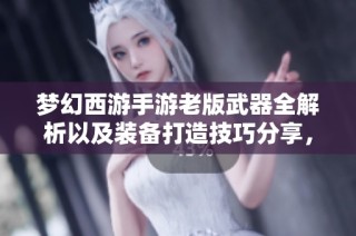 梦幻西游手游老版武器全解析以及装备打造技巧分享，让你玩得更畅快！