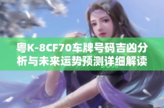 粤K-8CF70车牌号码吉凶分析与未来运势预测详细解读