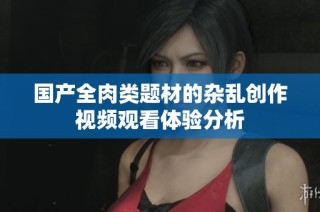 国产全肉类题材的杂乱创作视频观看体验分析
