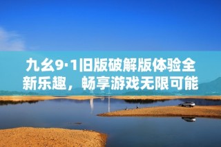 九幺9·1旧版破解版体验全新乐趣，畅享游戏无限可能