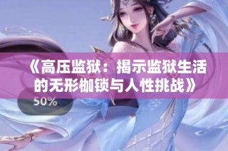 《高压监狱：揭示监狱生活的无形枷锁与人性挑战》