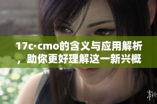 17c·cmo的含义与应用解析，助你更好理解这一新兴概念