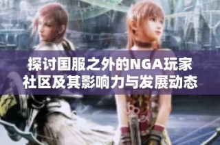探讨国服之外的NGA玩家社区及其影响力与发展动态