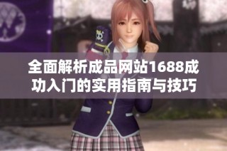 全面解析成品网站1688成功入门的实用指南与技巧