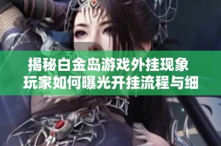 揭秘白金岛游戏外挂现象 玩家如何曝光开挂流程与细节解析