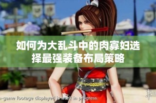 如何为大乱斗中的肉寡妇选择最强装备布局策略
