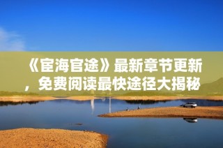 《宦海官途》最新章节更新，免费阅读最快途径大揭秘