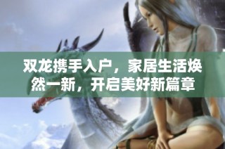 双龙携手入户，家居生活焕然一新，开启美好新篇章