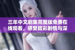 三年中文剧集完整版免费在线观看，感受精彩剧情与深刻情感