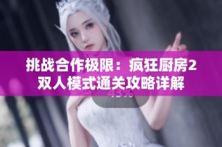挑战合作极限：疯狂厨房2双人模式通关攻略详解